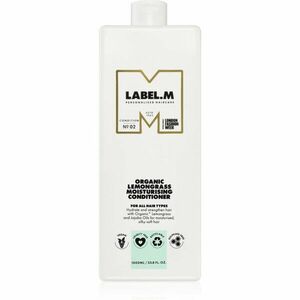 label.m Organic Lemongrass Moisturising Conditioner mélyhidratáló balzsam citrommal és citromfűvel 1000 ml kép