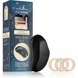 invisibobble x Tangle Teezer Holiday Kit szett (a haj tökéletes kinézetéért) kép