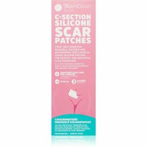 MomCare by Lina C-Section Silicone Scar Patches szilikontapasz császármetszés utáni hegekre méret L-XL 5 x 20 cm 3 db kép