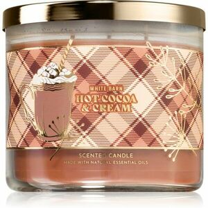 Bath & Body Works Hot Cocoa & Cream illatgyertya 411 g kép