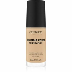 Catrice Invisible Cover Foundation hosszan tartó és erősen fedő alapozó matt hatással árnyalat 005W 30 ml kép