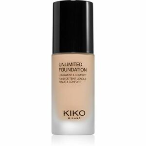 KIKO Milano Unlimited Foundation tartós folyékony alapozó matt hatással árnyalat 02 Gold 30 ml kép