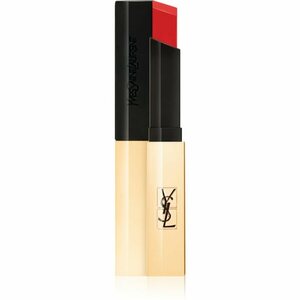 Yves Saint Laurent Rouge Pur Couture The Slim vékony mattító rúzs bőr hatással árnyalat 13 Original Coral 2, 2 g kép