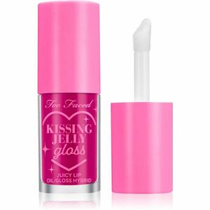 Too Faced Kissing Jelly Lip Oil Gloss olajos szájfény az intenzív hidratálásért árnyalat Raspberry 4, 5 ml kép