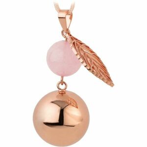 Bola FANTASY Rose Gold Pearl Leaf terhességi csengő 1 db kép