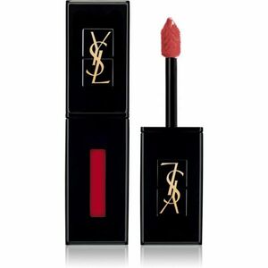 Yves Saint Laurent Vernis À Lèvres Vinyl Cream szájfény krémes textúrával árnyalat 411 Rhytm Red 5.5 ml kép