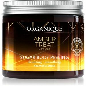 Organique Amber Treat bőrpuhító cukros peeling 200 ml kép