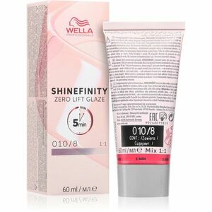 Wella Professionals Shinefinity Zero Lift Glaze tartós hajszínező árnyalat 010/8 Opal Flash 60 ml kép