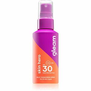 Gleam Skin hero könnyű napozó spray SPF 30 100 ml kép