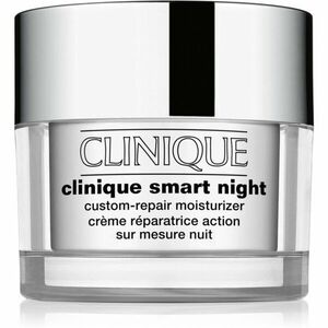 Clinique Smart Night™ Custom-Repair Moisturizer hidratáló éjszakai krém a ráncok ellen száraz és kombinált bőrre 50 ml kép