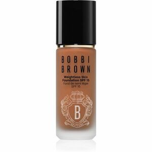 Bobbi Brown Weightless Skin Foundation SPF 15 tartós alapozó hidratáló hatással árnyalat Walnut 30 ml kép