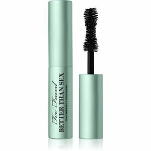 Too Faced Better Than Sex Waterproof Mascara Travel Size vizálló szempillaspirál a dús pillákért 4, 8 g kép