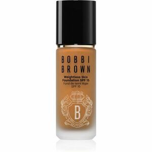 Bobbi Brown Weightless Skin Foundation SPF 15 tartós alapozó hidratáló hatással árnyalat Warm Almond 30 ml kép