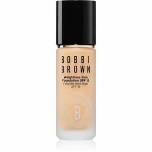 Bobbi Brown Weightless Skin Foundation SPF 15 tartós alapozó hidratáló hatással árnyalat Natural Tan 30 ml kép