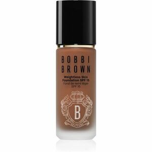 Bobbi Brown Weightless Skin Foundation SPF 15 tartós alapozó hidratáló hatással árnyalat Cool Walnut 30 ml kép