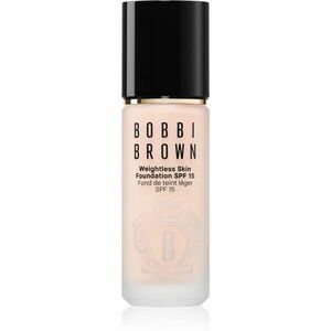 Bobbi Brown Weightless Skin Foundation SPF 15 tartós alapozó hidratáló hatással árnyalat Alabaster 30 ml kép