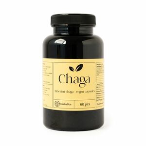 Szibériai Chaga - 60 vegán kapszula (300 mg/kapszula) - Herbatica kép