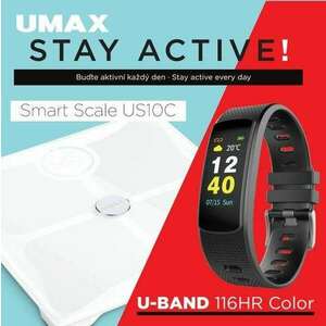 Umax Stay Active! US10C intelligens mérleg + U-Band 116HR Color aktivitásmérő (UB604) kép