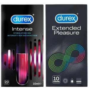 Durex Extended Pleasure Óvszer és Intense Orgasmic gél csomag kép