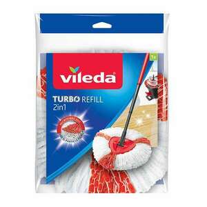 Vileda turbo 2in1 Utántöltő - fehér-piros kép