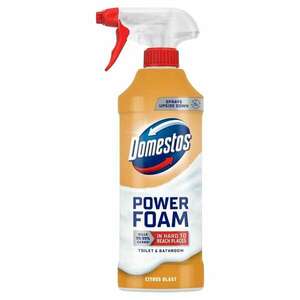 Wc és fürdőszoba tisztító hab 435 ml domestos power foam citrus blast kép