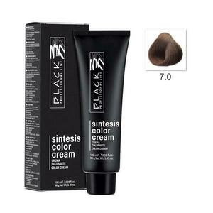 Tartós Krémhajfesték - Black Professional Line Sintesis Color Cream, árnyalat 7.0 Medium Blond, 100ml kép