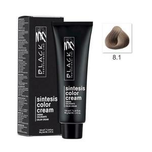 Tartós Krémhajfesték - Black Professional Line Sintesis Color Cream, árnyalat 8.1 Ash Light Blond, 100ml kép