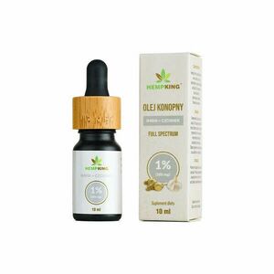 Olej CBD 1% + CBDA, CBC, CBGA, CBG, CBDV, CBN - Czosnek i Imbir – 10 ml kép