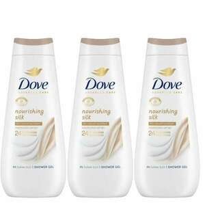 Dove Advanced Care Nourishing Silk Krémtusfürdő 3x400ml kép