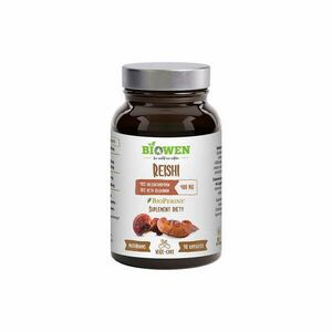 Reishi 400 mg - 40% polisacharydów, 30% beta-glukanów - kapsułki Biowen kép