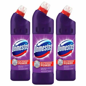 Domestos Extended Power fertőtlenítő hatású folyékony Tisztítószer Lavender 3x750ml kép