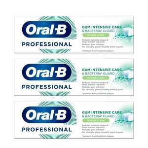 Oral-B Professional Intense Care & Bacteria Guard Fogkrém 3x75ml kép