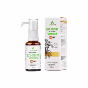 Beta-karoten w kroplach w bio oleju konopnym - 30 ml kép