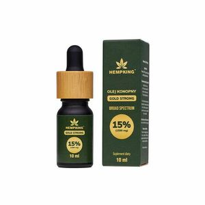 Olej CBD 15% (1500 mg) + CBN 3% (300 mg) + CBDA, CBC, CBGA, CBG, CBDV Broad Spectrum - 10 ml kép