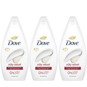 Dove Silky Velvet Krémtusfürdő 3x450ml kép