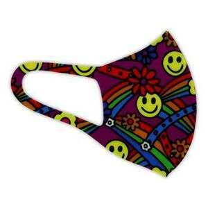 Alcor 3D Spandex mosható gyerekmaszk 6-12 éves korig Smiley (ALC3DSKSMI) (ALC3DSKSMI) kép