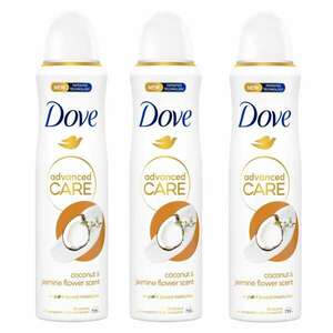 Dove Advanced Care női Dezodor Kókusz és Jázmin 3x150ml kép