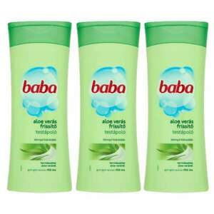 Baba frissítő Testápoló Aloe Vera 3x400ml kép