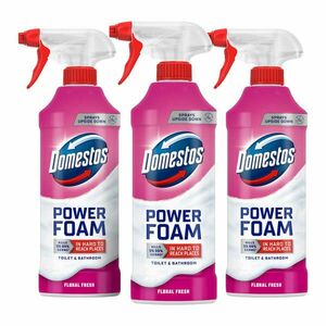 Domestos Power Hab spray Floral Fresh 3x435ml kép