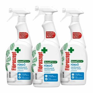 Flóraszept Botanitech Fürdő Fertőtlenítő tisztító spray 3x700ml kép