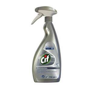 Cif Professional Rozsdamentes acél-és Üvegtisztító szer 750ml kép