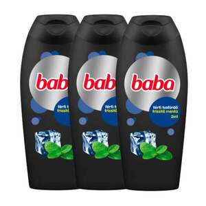 Baba férfi Tusfürdő Menta 3x400ml kép