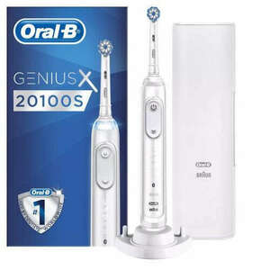 Oral-B elektromos fogkefe Genius X 20100S Sensi UltraThin White EU kép