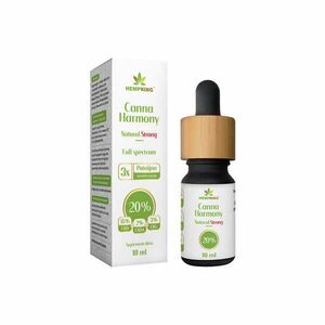 Olej CBD 20% Canna Harmony - 15% CBD + 2% CBDA + 3% CBG Natural Strong 2000 mg - 10 ml kép