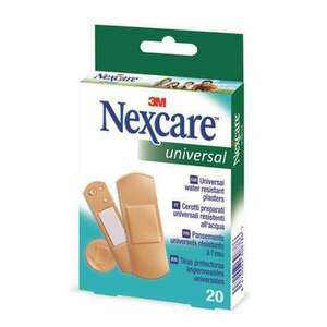 3M Sebtapasz, vízálló, általános, vegyes méret, 20 db, 3M "Nexcare Universal" kép