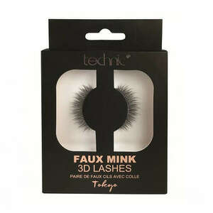 Műszempillák 3D szalag Technic Faux Mink Lashes Tokyo, ragasztóval együtt kép