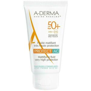 Protect AC fényvédő mattító folyadék zsíros bőrre SPF 50+ 40 ml kép