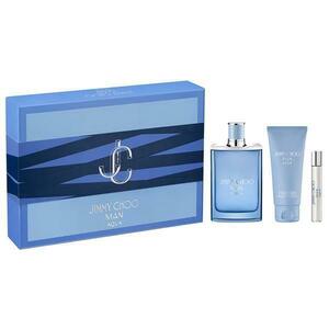 Jimmy Choo Man Aqua Ajándékészlet: Eau de Toilette Parfüm 100 ml + Eau de Toilette Parfüm Travel Size 7, 5 ml + Tusfürdő 100 ml kép