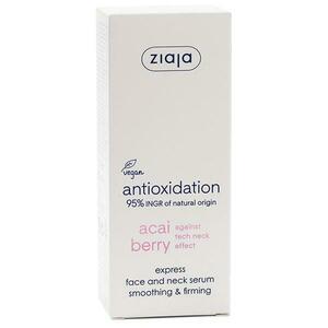 Arc- és nyakfeszesítő szérum - Ziaja Acai Berry Express Face and Neck Serum Smoothing & Firming, 50 ml kép