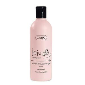 Fürdő- és tusfürdőgél - Ziaja Jeju Pink Young Skin White Bath & Shower Gel, 300 ml kép